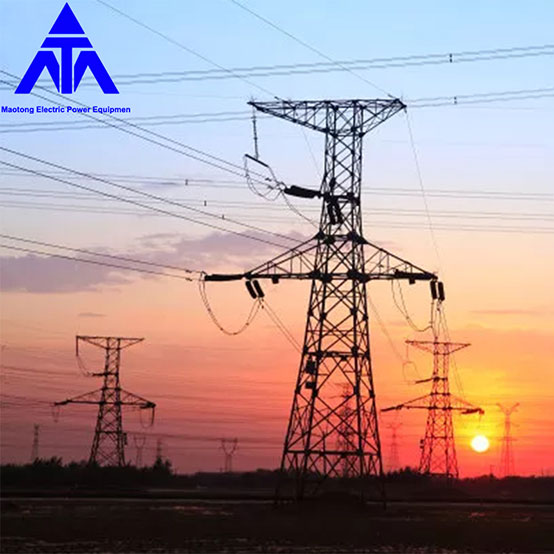 500KV Angle Steel Transmission Electric Distribution Tower